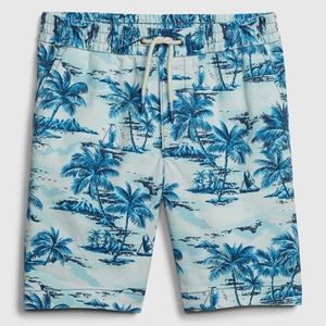 Gap Kids Easy Short in Blue Hawaiian Floral